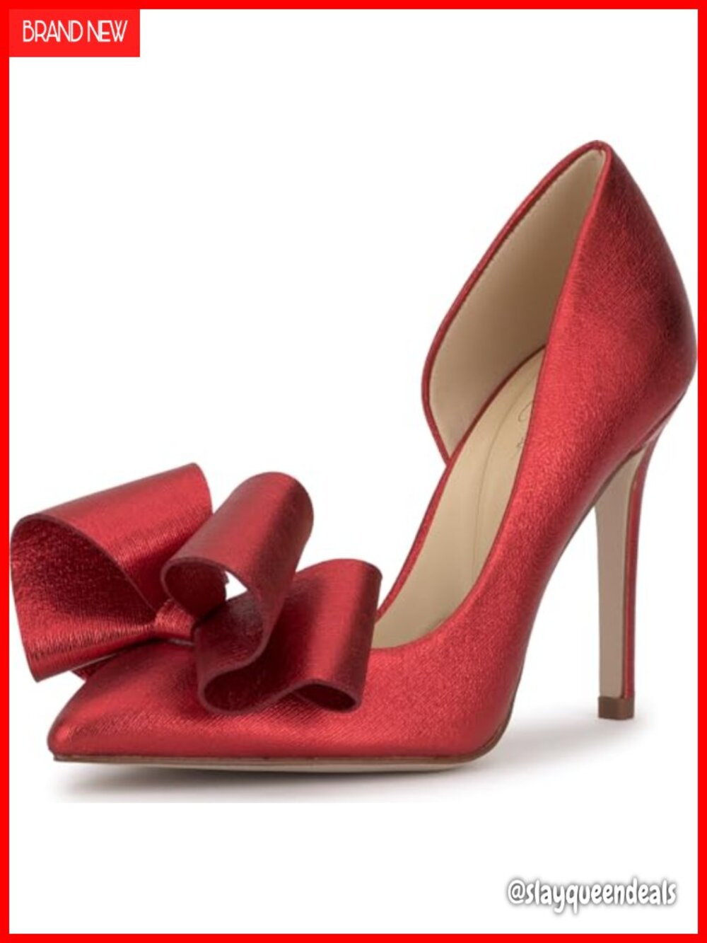 Faux Leather Stiletto Pointed Toe Pump Formal Dress Shoe